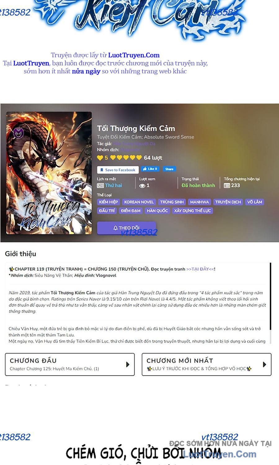 Cảm Kiếm Tuyệt Đối Chapter 156 - 137