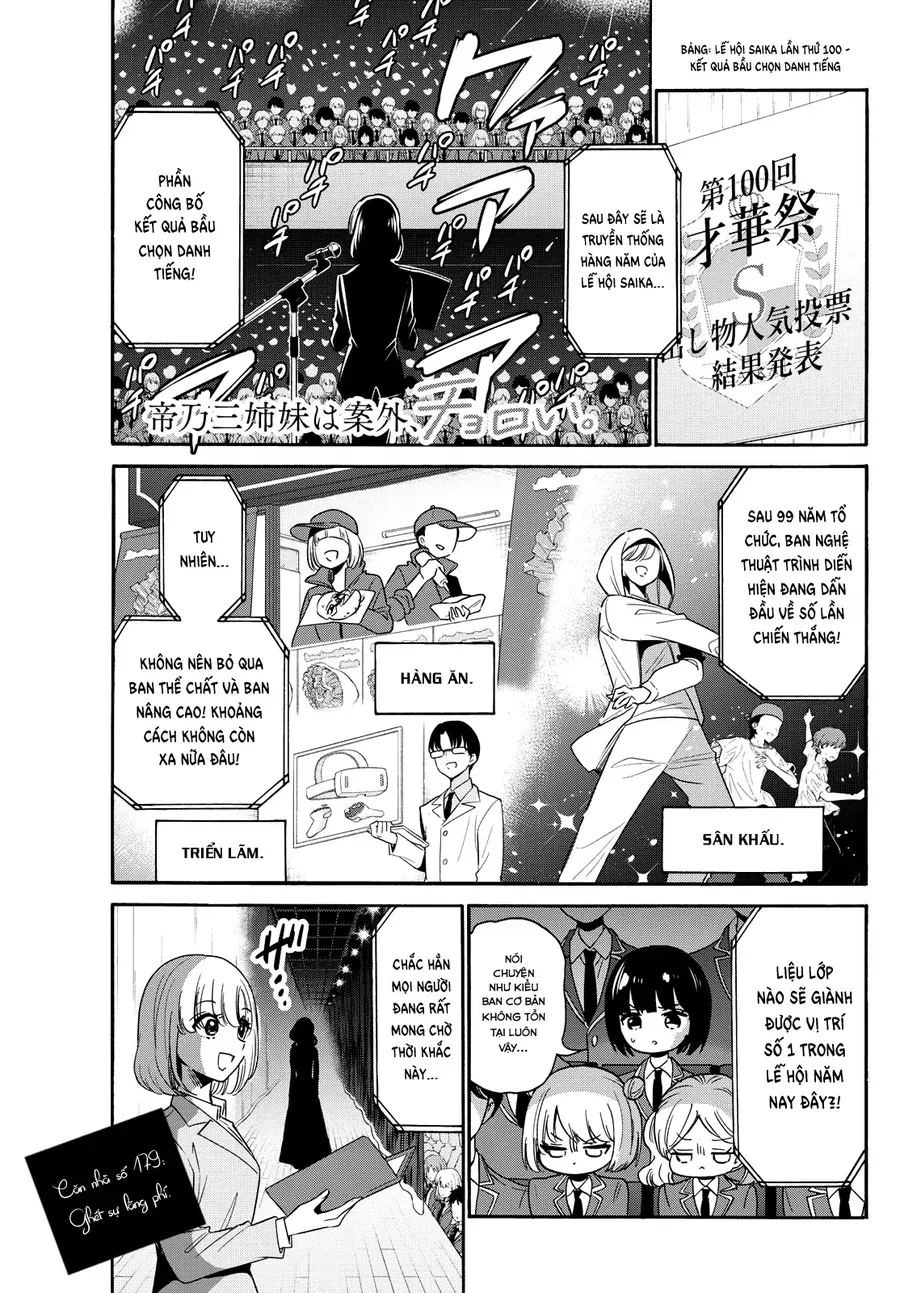 Ba Chị Em Nhà Mikadono Dễ Đối Phó Thật Đấy Chapter 179 - 2