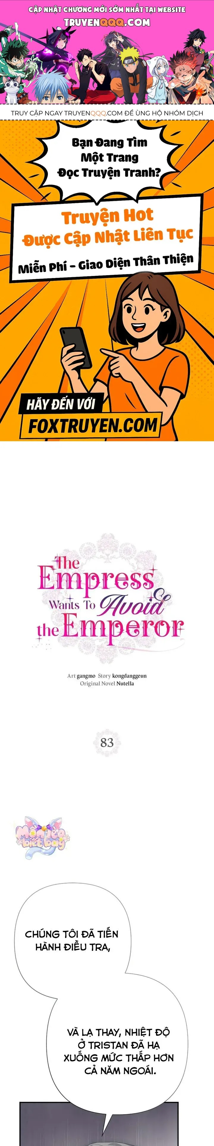 Tuy Là Hoàng Hậu, Nhưng Tôi Muốn Né Hoàng Đế Chapter 83 - 1