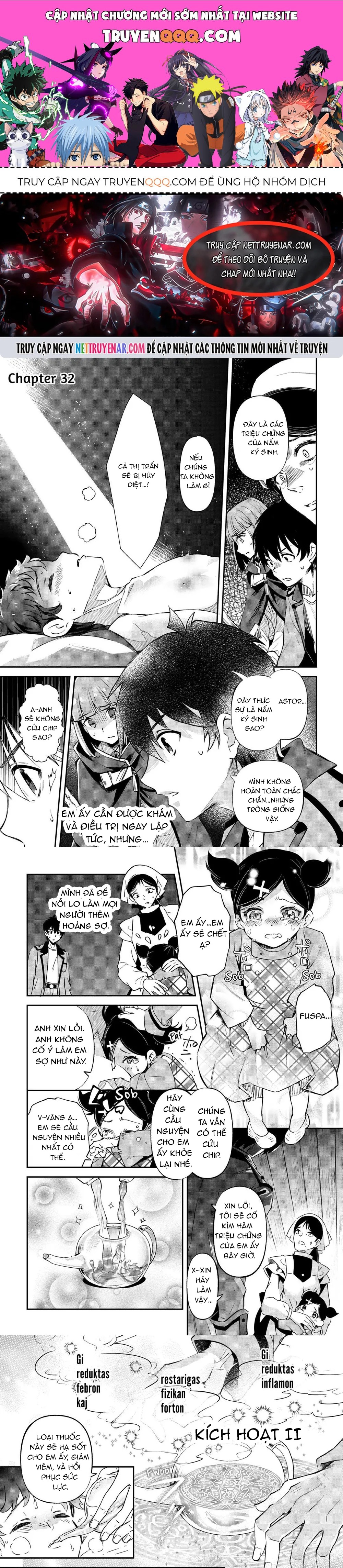 Ochikobore “1” Mahou Tsukai Wa, Kyou Mo Muishiki Ni Cheat Wo Tsukau Chapter 32 - 1