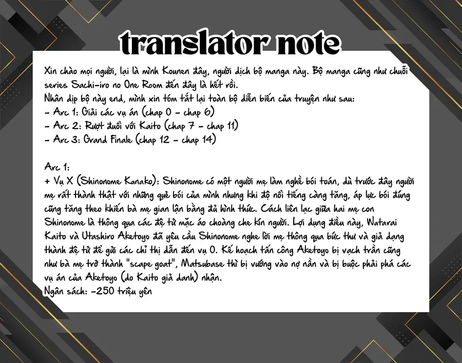 Sachiiro No One Room Gaiden - Seikai No Meitantei Chapter 14.5 - 35