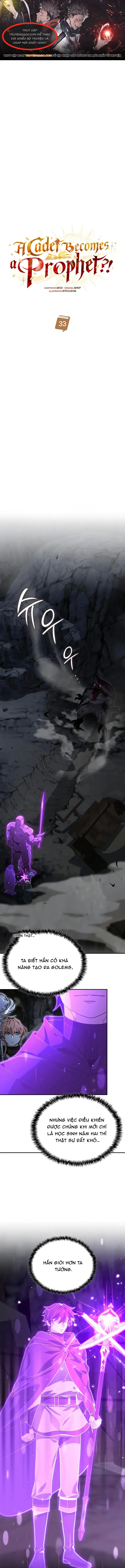 Trở Thành Thiên Tài Tiên Tri Của Học Viện Chapter 33 - 1