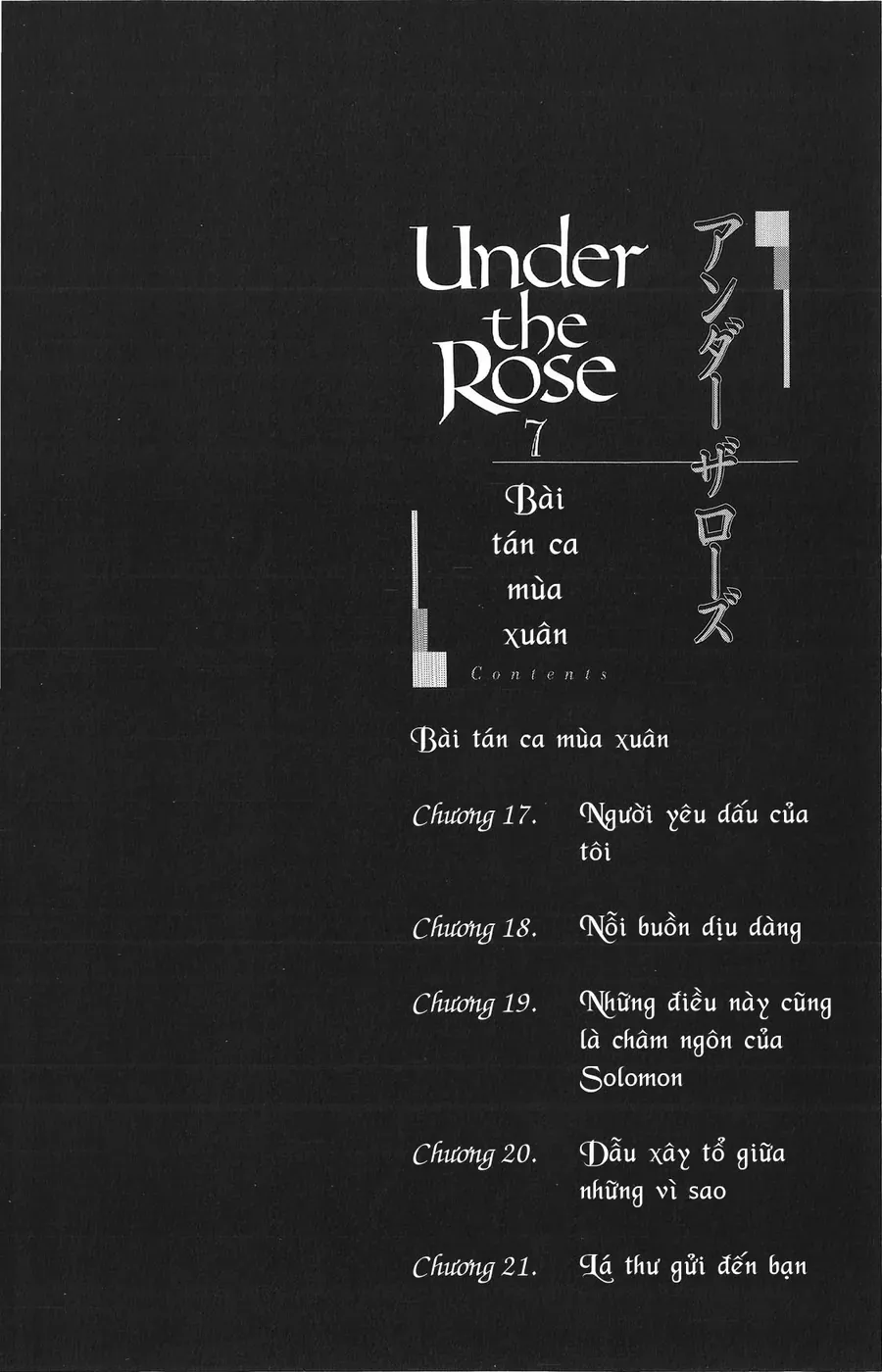 Under The Rose - Phần Truyện Mùa Xuân Chapter 17 - 5