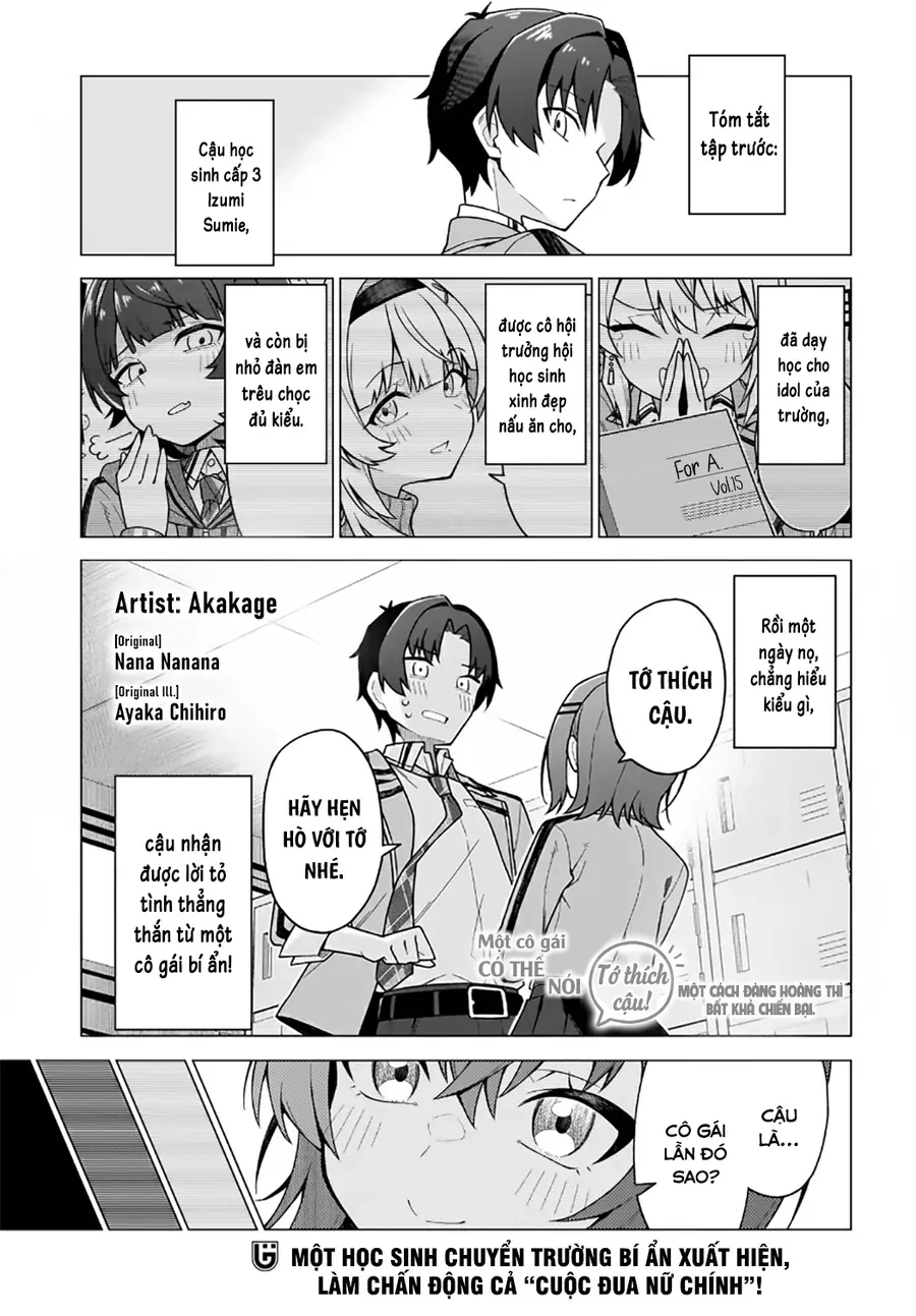 Một Cô Gái Có Thể Nói Chapter 2 - 2