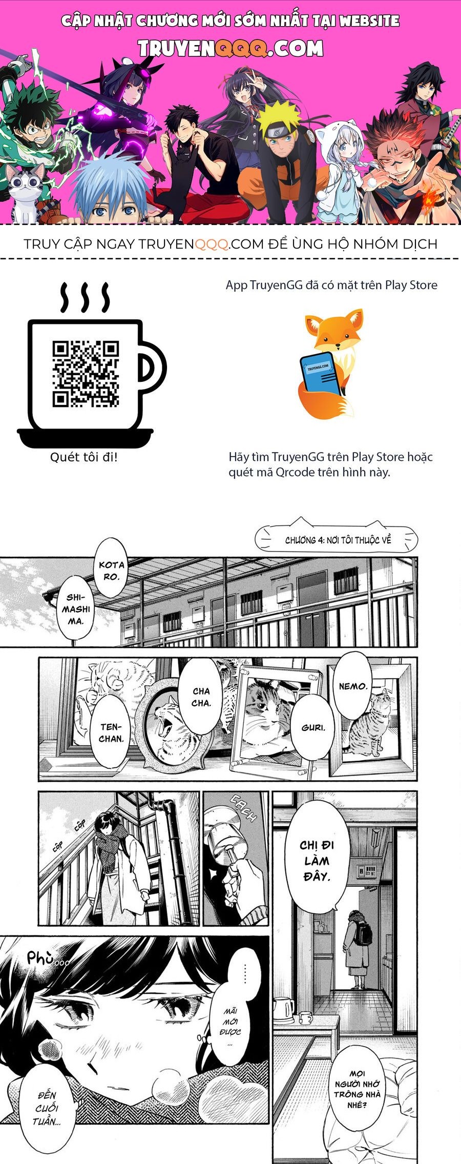 Kurone-San Wa Nyaa To Nakanai Chapter 4 - 1