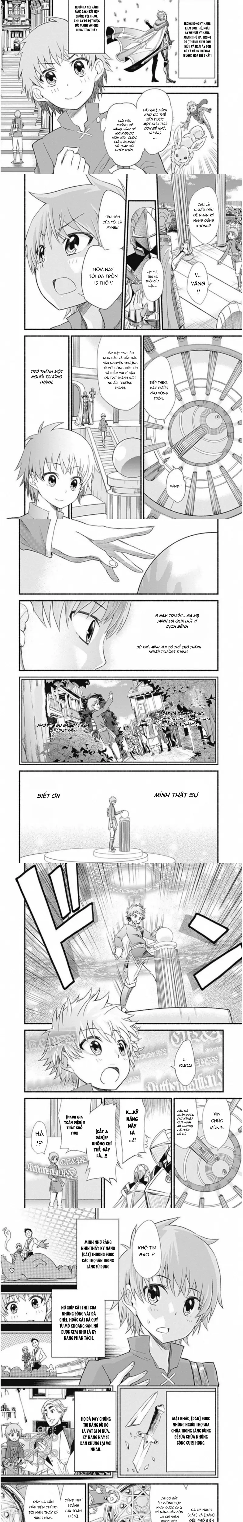 Cut & Paste De Kono Sekai Wo Ikite Iku Chapter 1 - 4