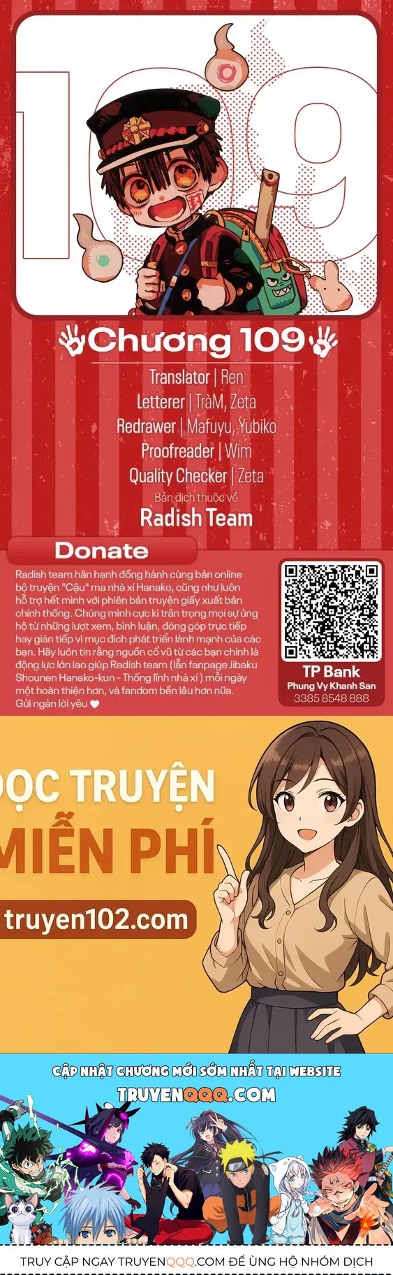 Hanako-Kun Nhà Xí Chapter 109 - 22