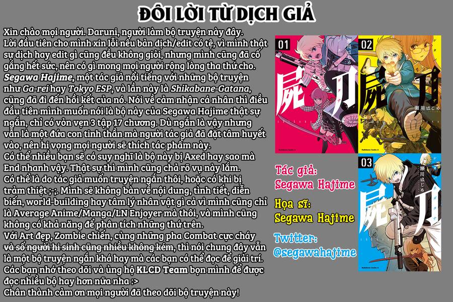 Shikabane-Gatana Chapter 17.2 - 22