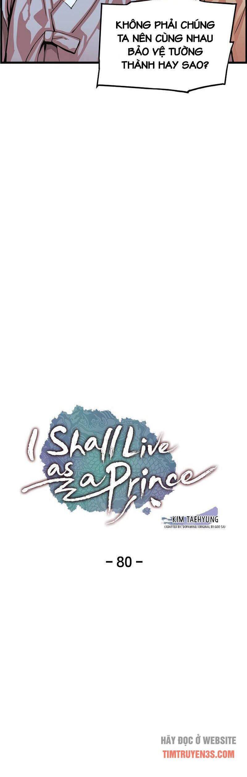 Tôi Sẽ Sống Như Một Hoàng Tử Chapter 80 - 6