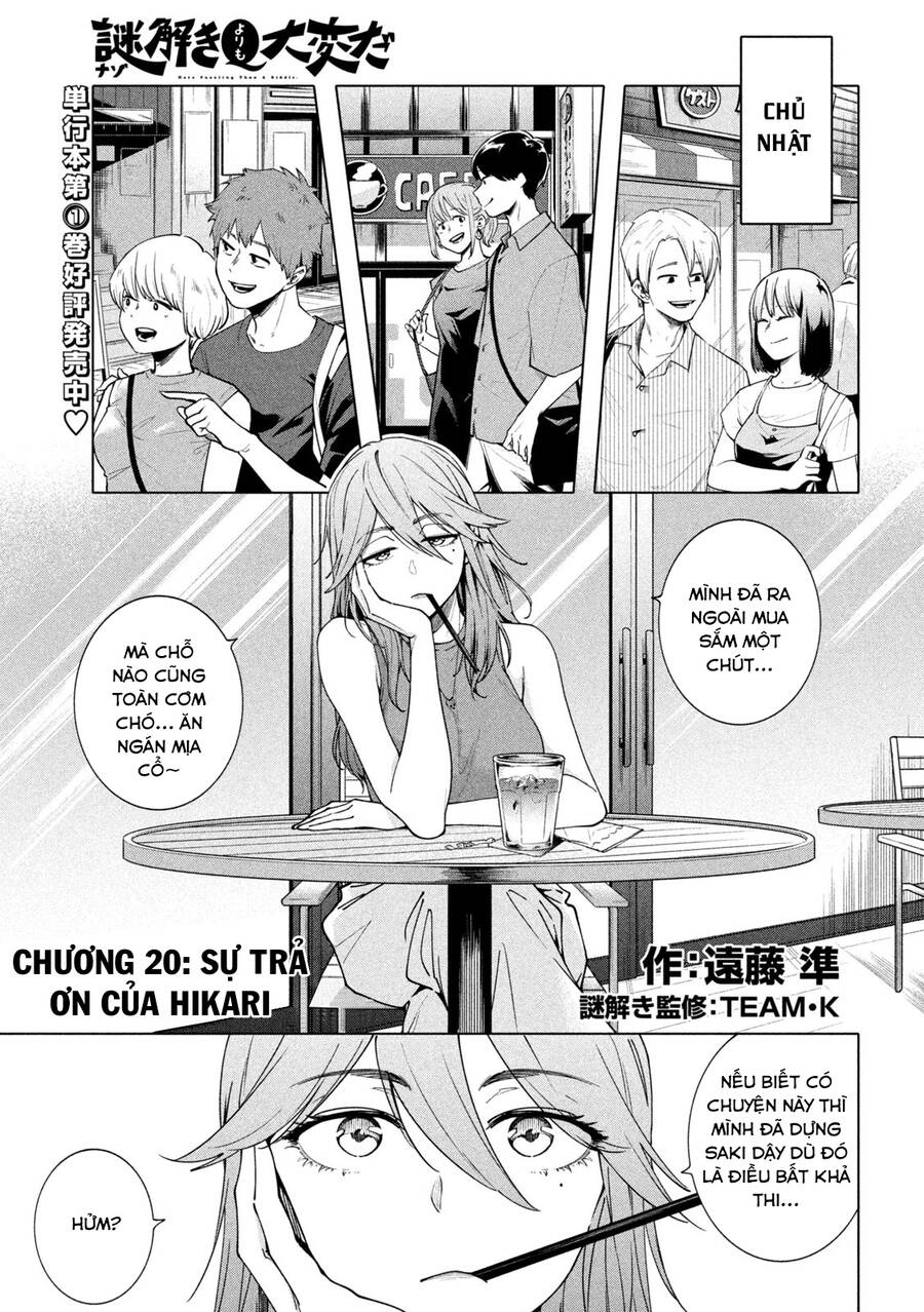 Điều Còn Khó Hơn Cả Việc Giải Đố Chapter 20 - 2