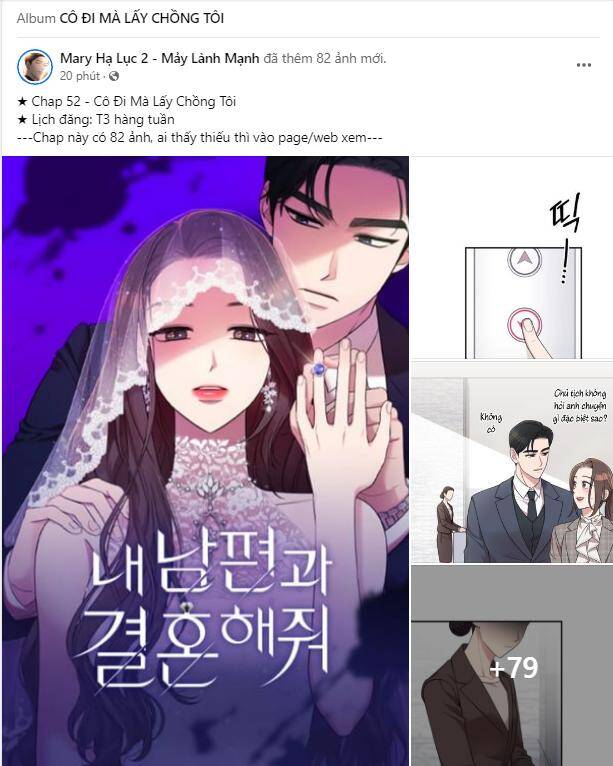 Cô Đi Mà Kết Hôn Với Chồng Tôi Đi Chapter 52.1 - 1