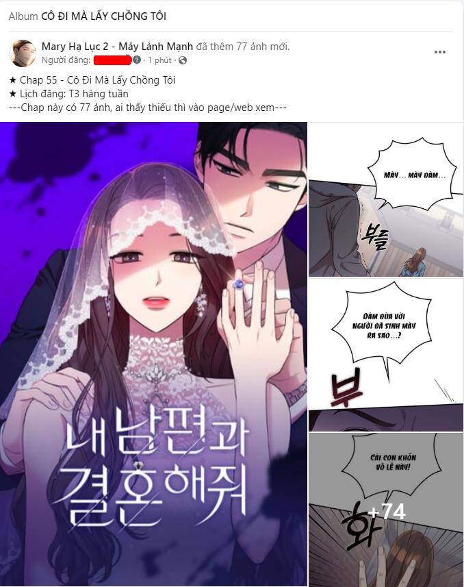 Cô Đi Mà Kết Hôn Với Chồng Tôi Đi Chapter 55.1 - 2