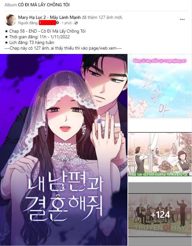 Cô Đi Mà Kết Hôn Với Chồng Tôi Đi Chapter 58.1 - 3