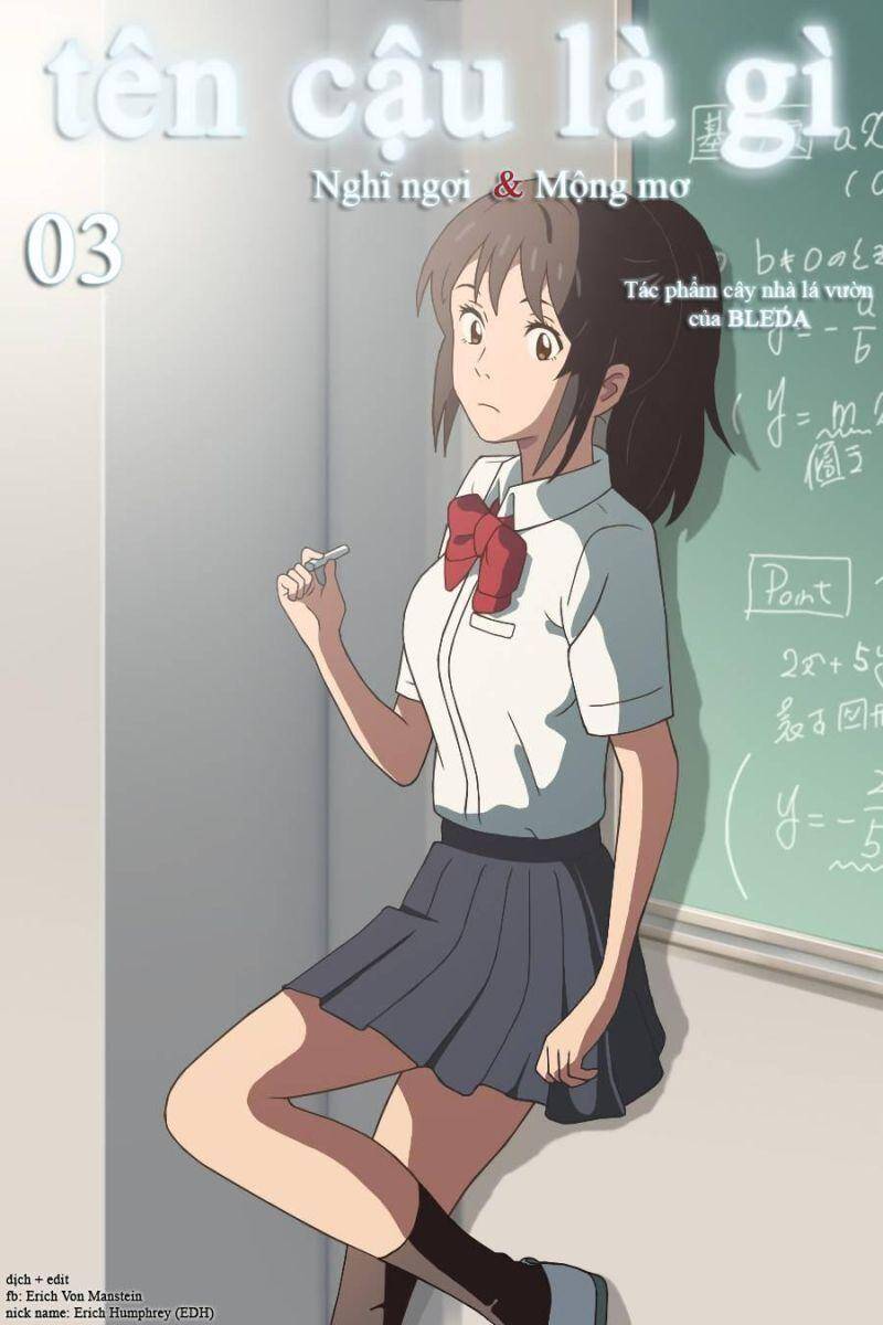 Tên Cậu Là Gì: Nghĩ Ngợi & Mộng Mơ Chapter 9 - 1