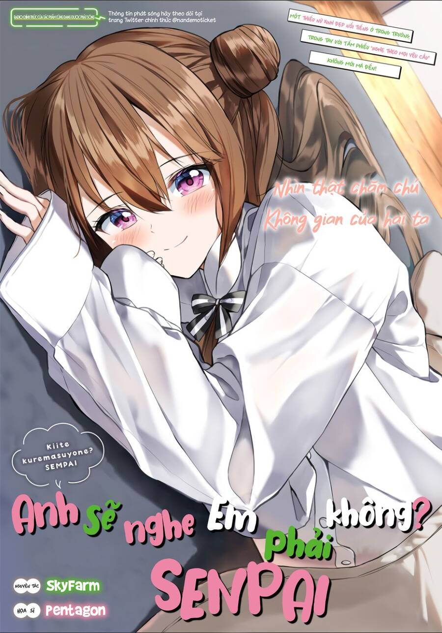 Anh Sẽ Nghe Lời Em Chứ? Senpai Chapter 5 - 1