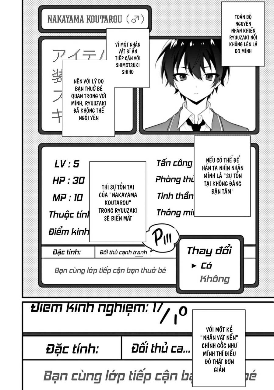 Shimotsuki-San Chỉ Thích Nhân Vật Nền Chapter 3 - 18