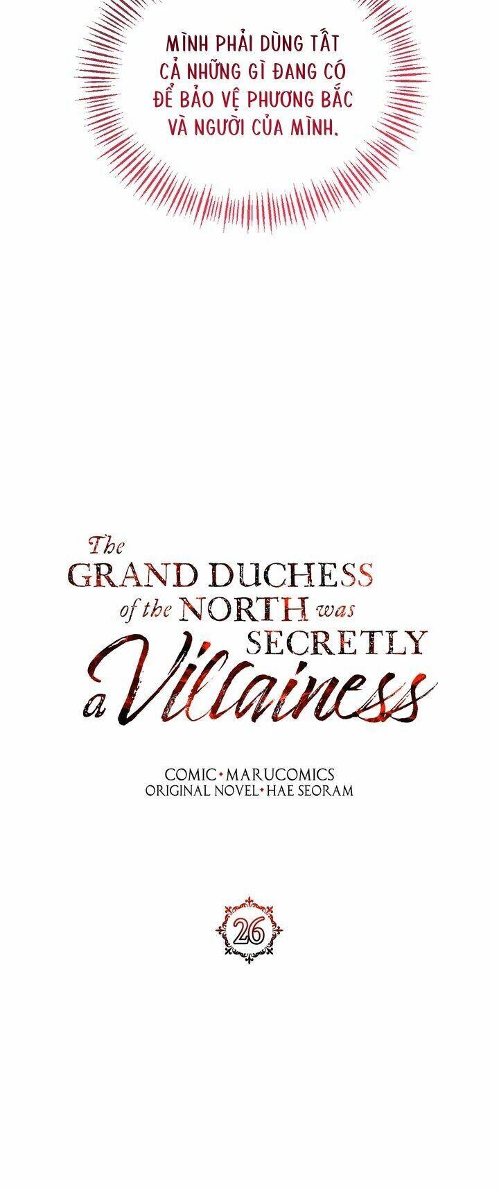 Nữ Công Tước Phương Bắc Là Một Nhân Vật Phản Diện Chapter 26 - 31