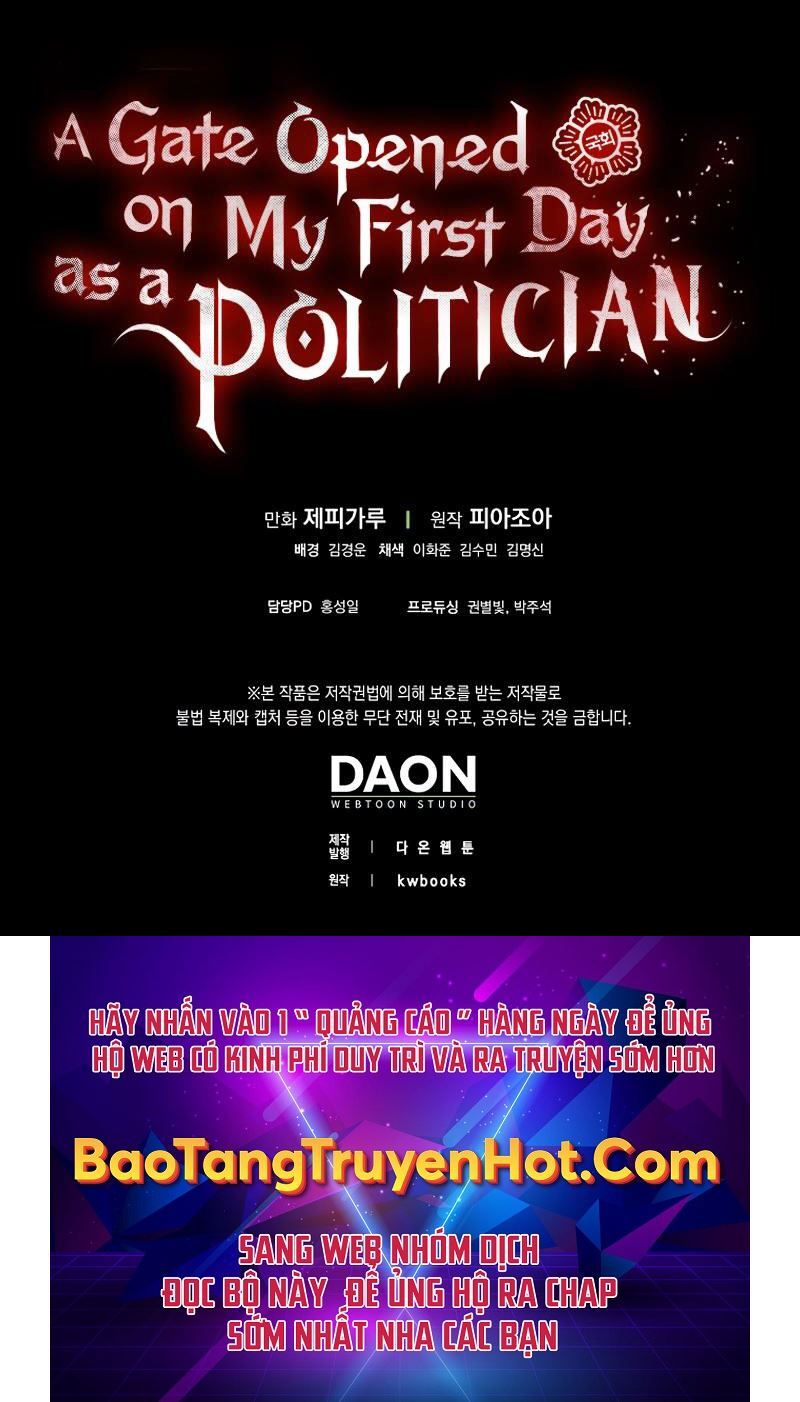 Cánh Cổng Mở Ra Đúng Ngày Đầu Tiên Tôi Thành Chính Trị Gia Chapter 28 - 97