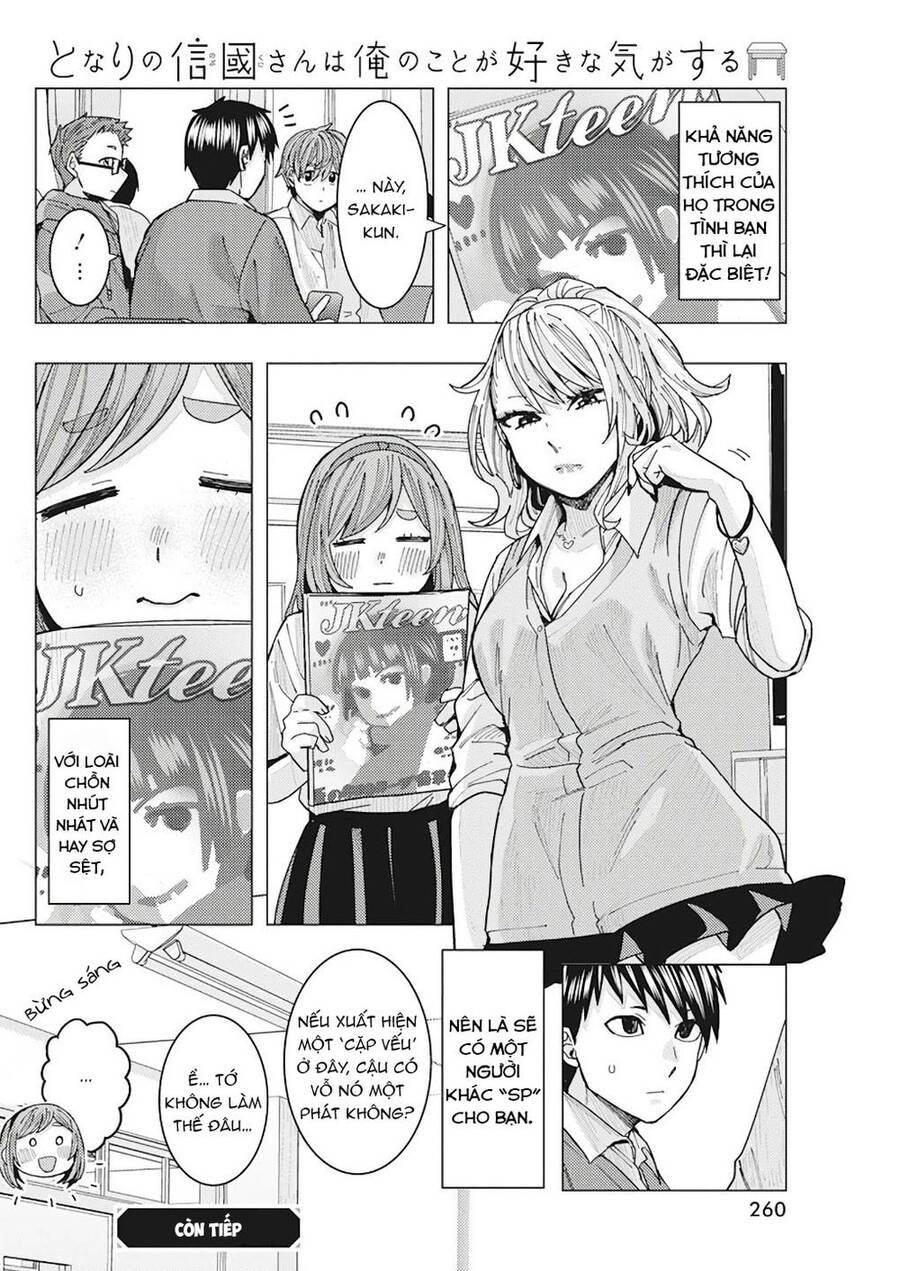 Tôi có cảm giác cô bạn Nobukuni bàn bên thích mình Chapter 14 - 15