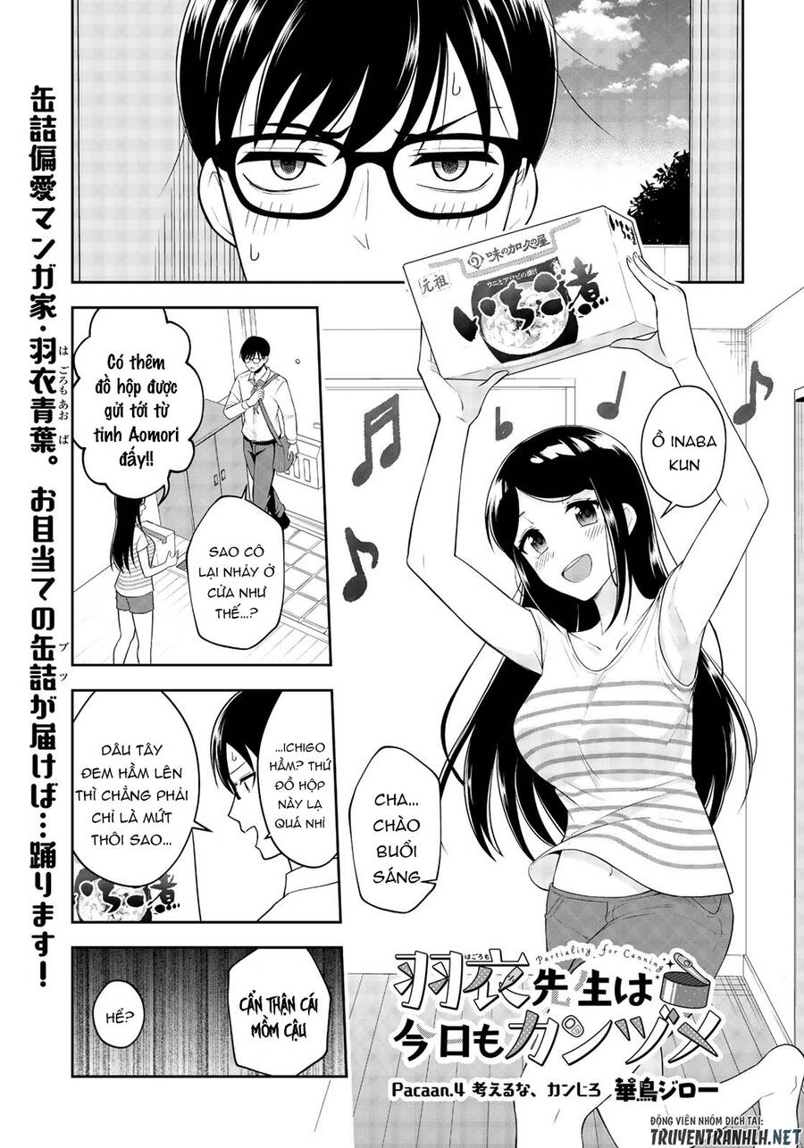 Hagoromo-Sensei Wa Kyou Mo Kandzume Chapter 4 - 3