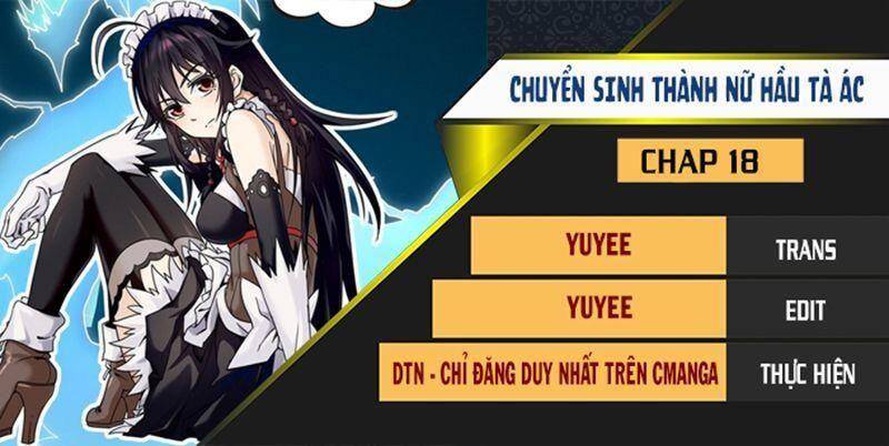 Chuyển Sinh Thành Nữ Hầu Tà Ác Chapter 18 - 1
