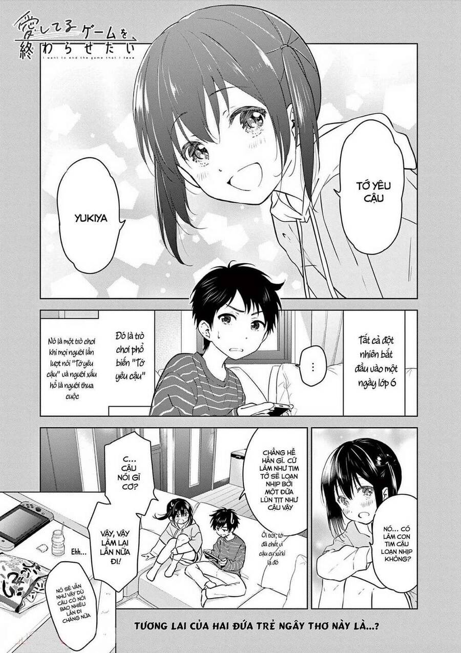 Aishiteru Game Wo Owarasetai Chapter 1 - 1