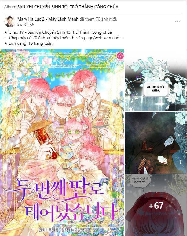 Tôi Được Sinh Ra Là Con Gái Thứ Hai Chapter 17.1 - 1