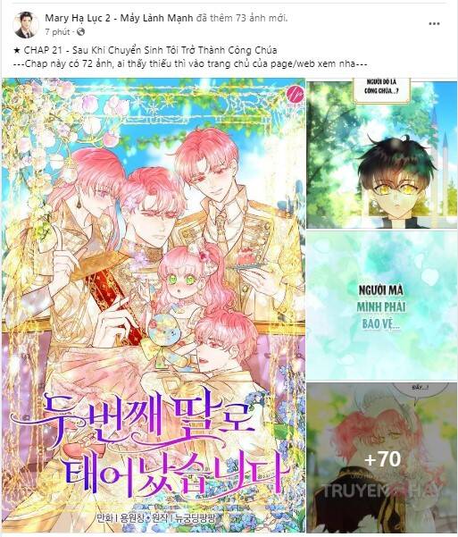 Tôi Được Sinh Ra Là Con Gái Thứ Hai Chapter 21.1 - 1