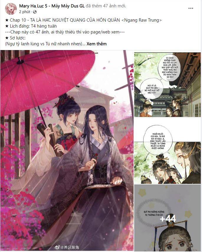 Để Ta Làm Ánh Trăng Đen Của Hôn Quân Chapter 10.1 - 2