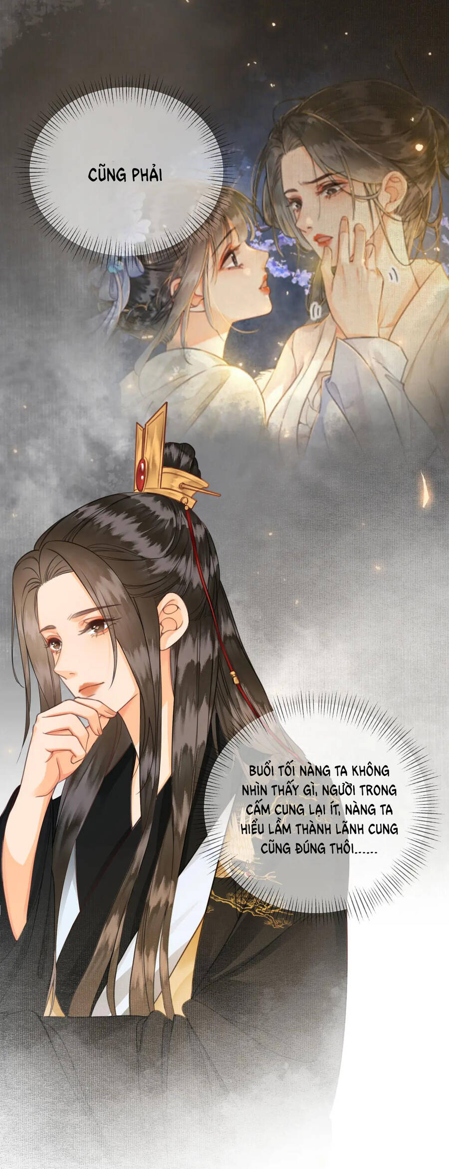 Để Ta Làm Ánh Trăng Đen Của Hôn Quân Chapter 12.1 - 12