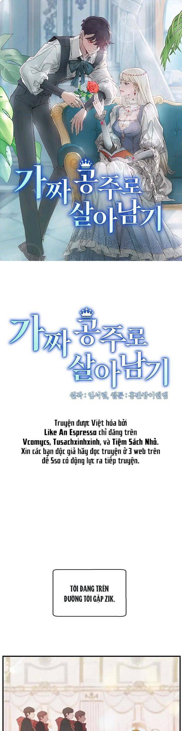 Tôi Sống Sót Như Một Nàng Công Chúa Giả Chapter 10 - 1