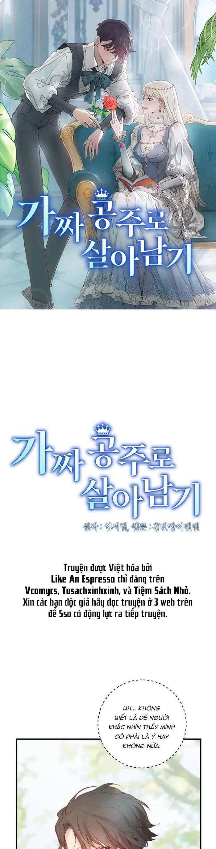 Tôi Sống Sót Như Một Nàng Công Chúa Giả Chapter 9 - 1