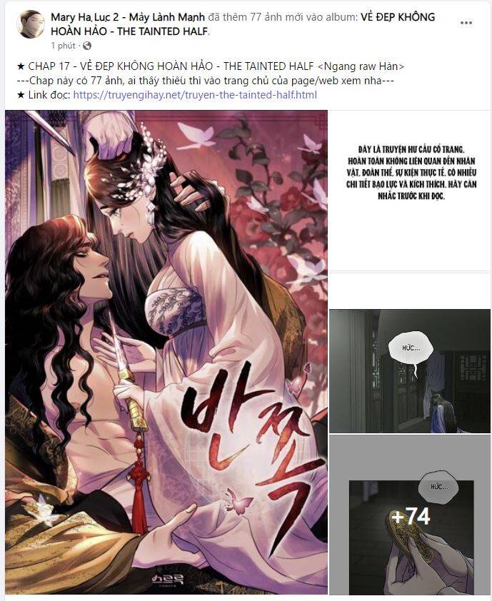 Vẻ Đẹp Không Hoàn Hảo - The Tainted Half Chapter 17.1 - 1