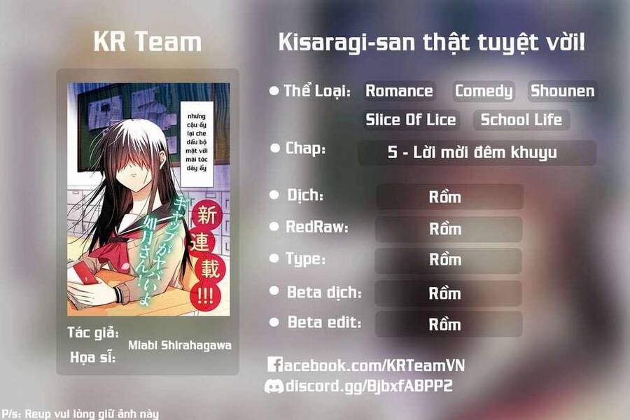 Kisaragi-San Thật Tuyệt Vời! Chapter 5 - 1
