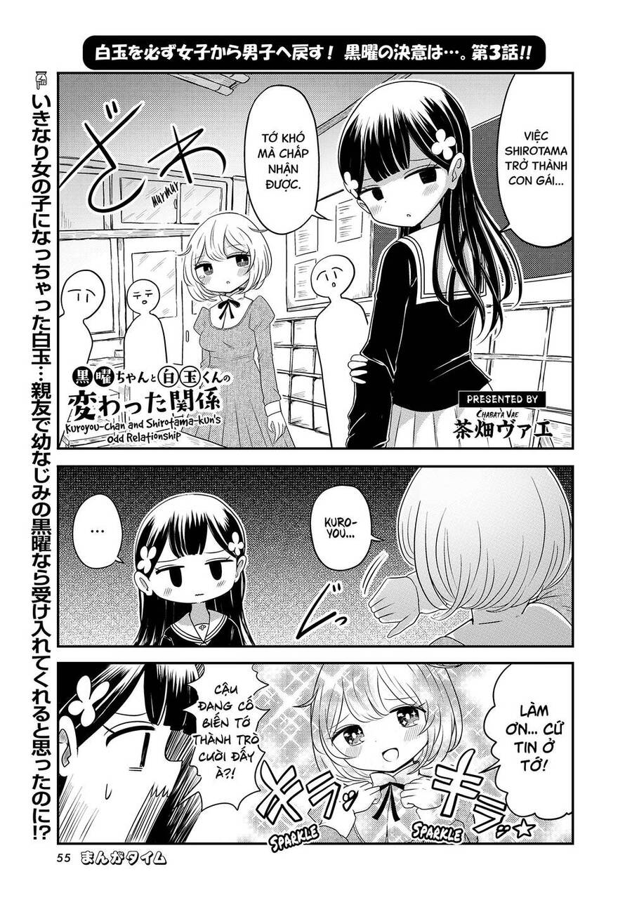 Mối Quan Hệ Kỳ Lạ Của Kuroyou-Chan Và Shirotama-Kun Chapter 3 - 3