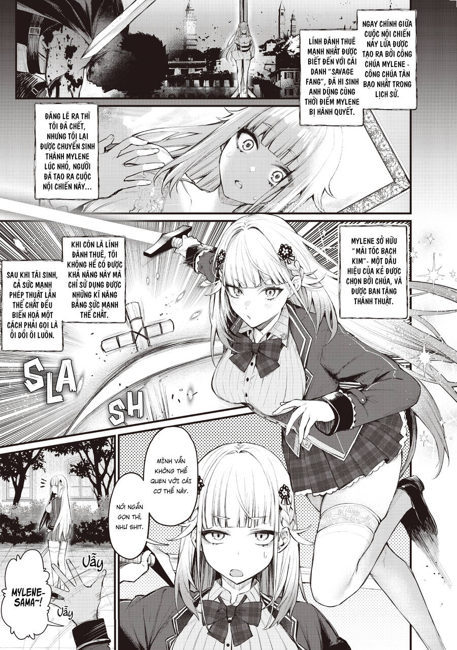 Savage Fang Ojou-Sama: Shijou Saikyou No Youhei Wa Shijou Saikyou No Bougyaku Reijou To Natte Ni Dome No Sekai O Musou Suru Chapter 0.1 - 2