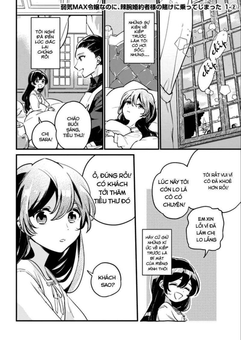 Yowaki Max Reijou Nanoni, Ratsuwan Konyakusha-Sama No Kake Ni Notte Shimatta Even Though Chapter 1.2 - 1