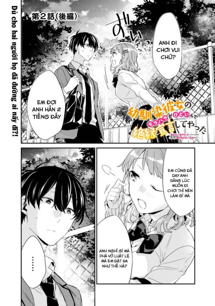 Osananajimi Kanojo no Morahara ga Hidoin de Zetsuen Sengen shite Yatta Chapter 2.2 - 2