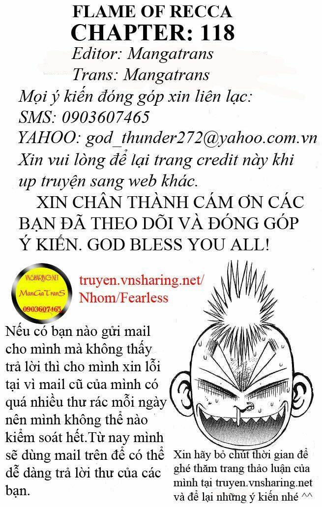 Ngọn Lửa Recca Chapter 118 - 1