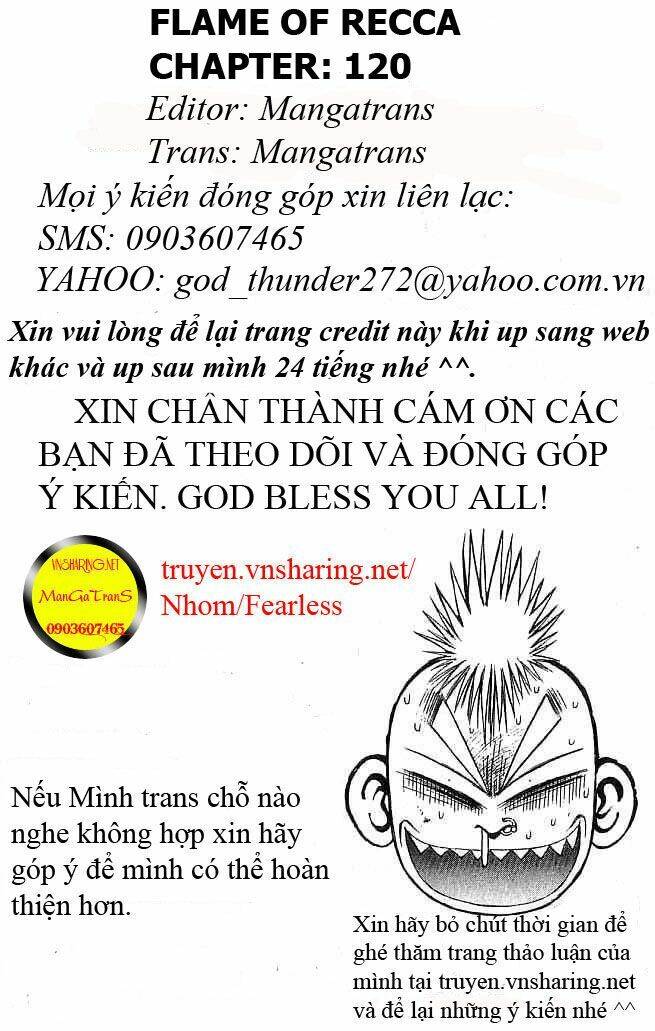 Ngọn Lửa Recca Chapter 120 - 1