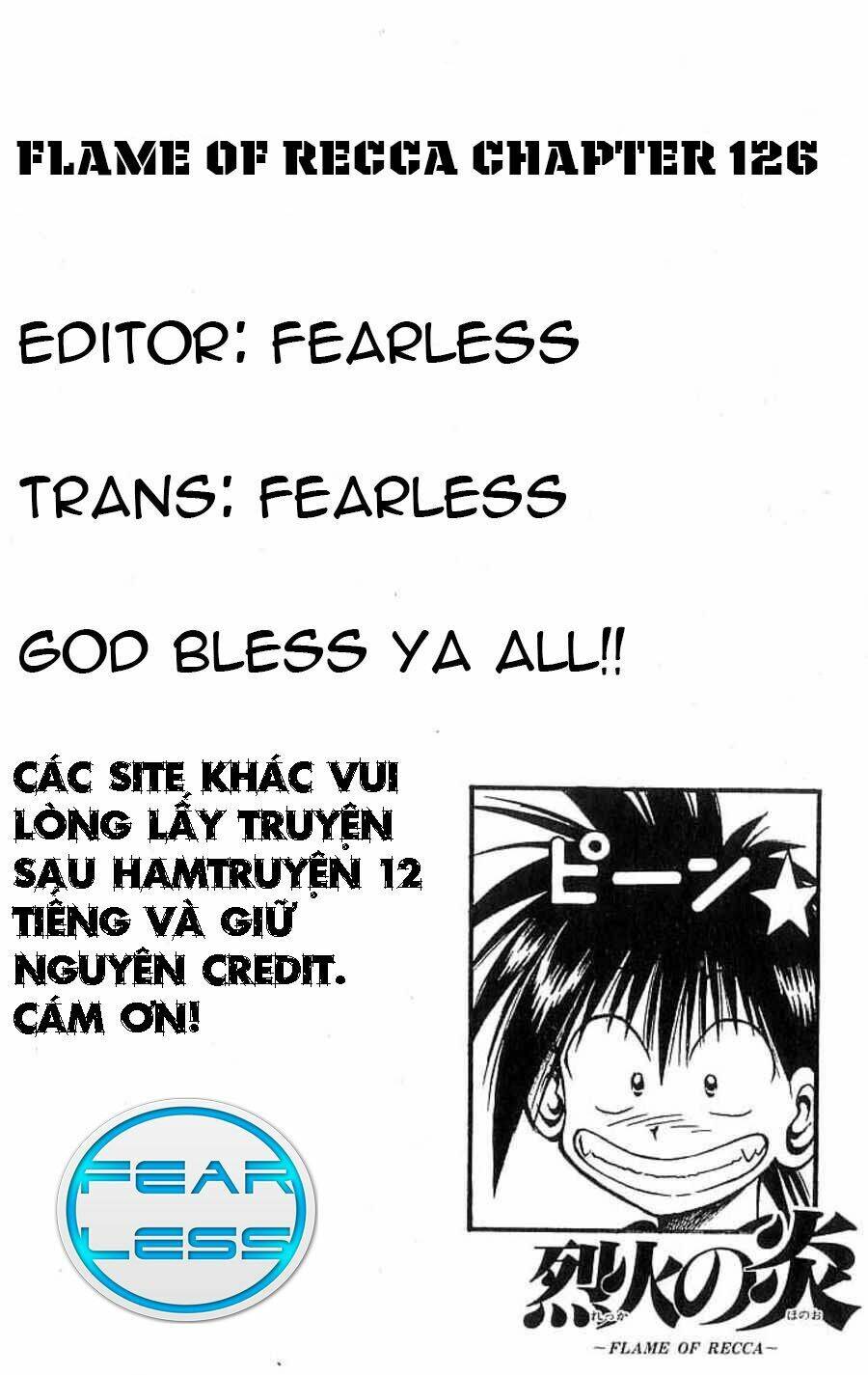 Ngọn Lửa Recca Chapter 126 - 1