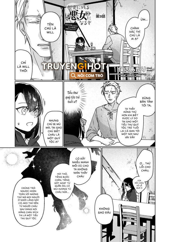 Tôi Sẽ Trở Thành Kẻ Phản Diện Được Khắc Ghi Trong Lịch Sử Chapter 3.1 - 2