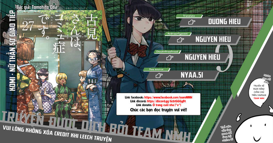 Komi Không Thể Giao Tiếp Chapter 377 - 1