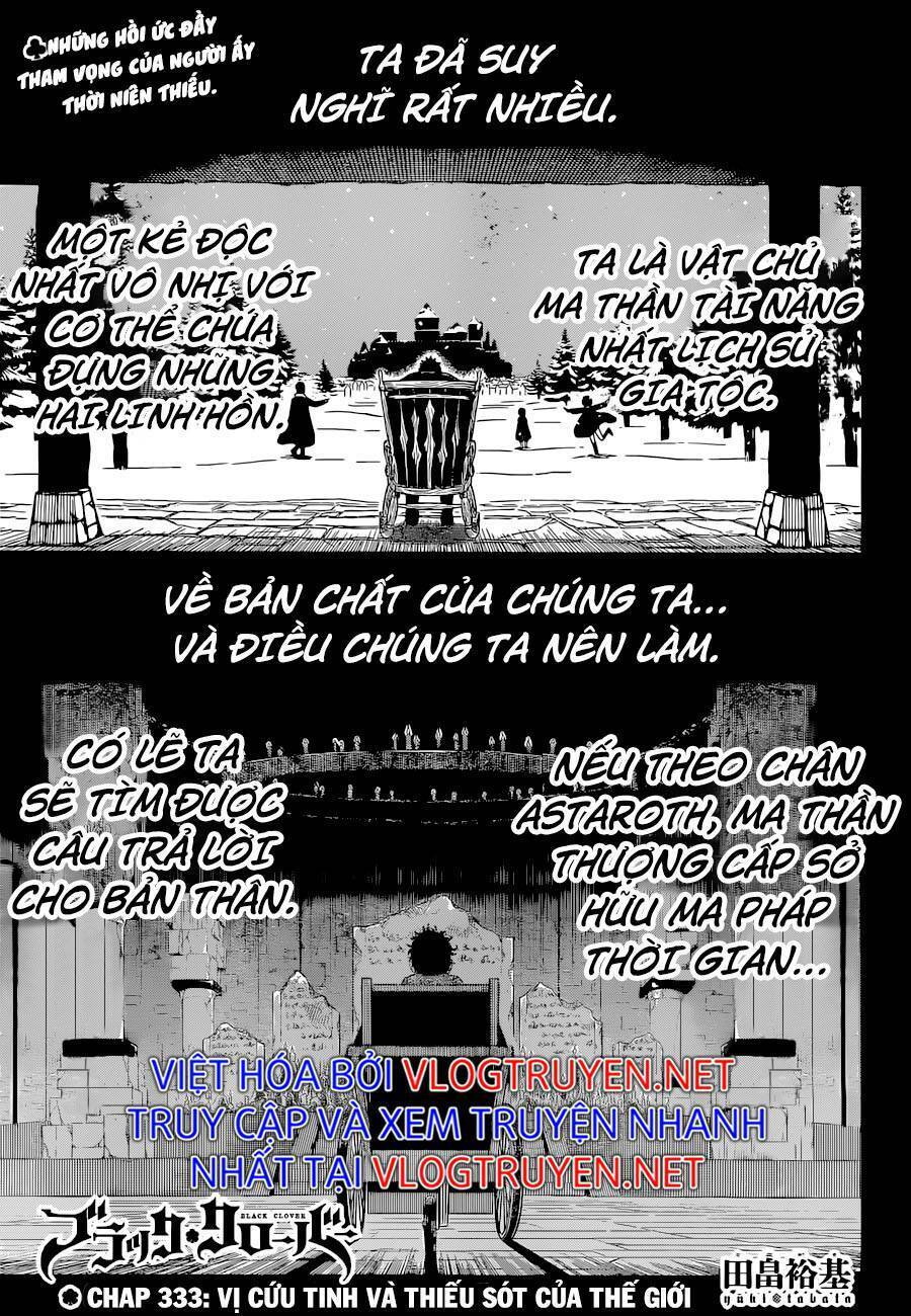 Black Clover - Thế Giới Phép Thuật Chapter 333 - 1