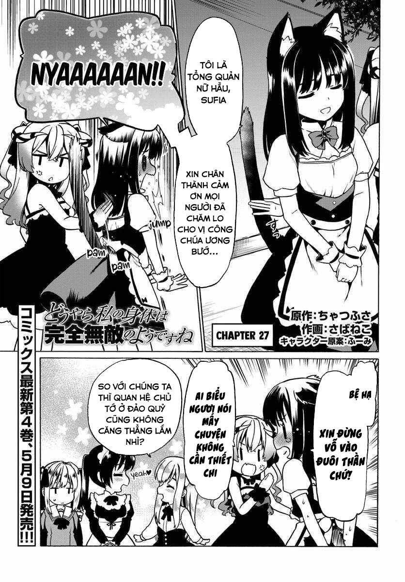 Douyara Watashi No Karada Wa Kanzen Muteki No You Desu Ne Chapter 27 - 2