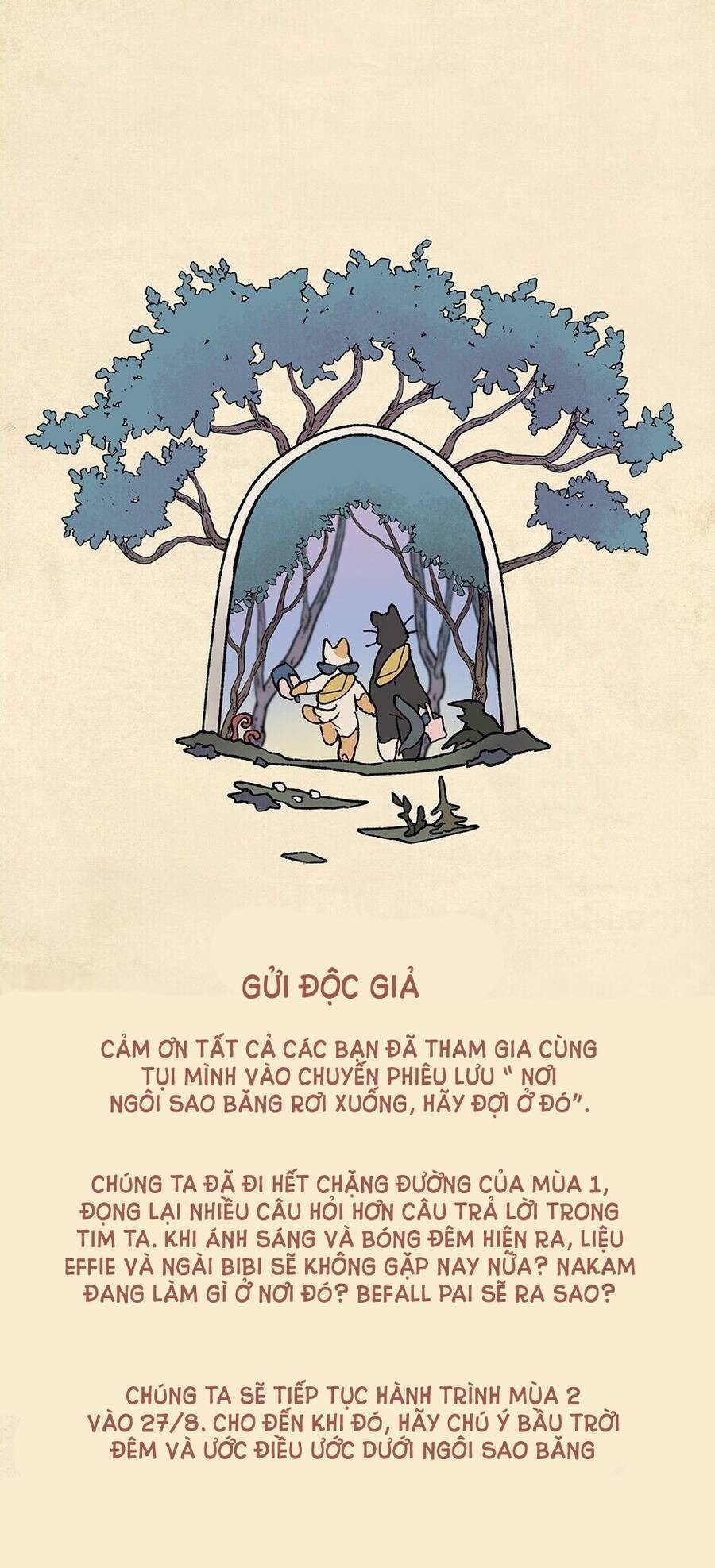 Nơi Mà Ngôi Sao Băng Rơi Xuống, Hãy Đợi Ở Đó Chapter 34.5 - 1