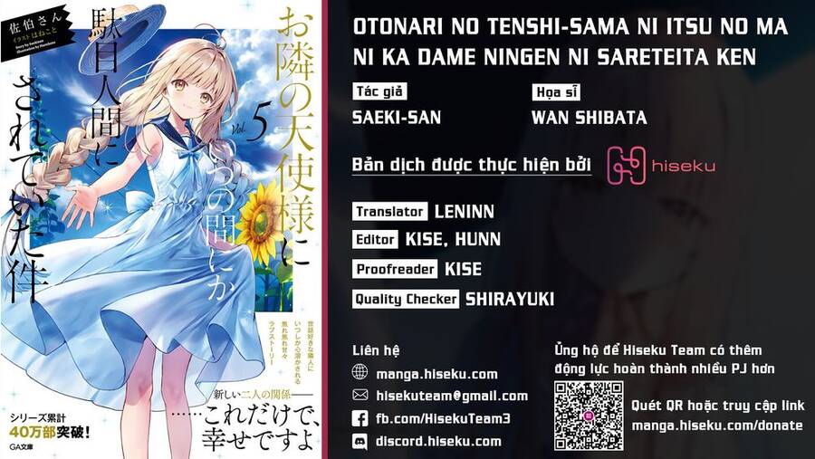 Otonari No Tenshi-Sama Ni Itsunomanika Dame Ningen Ni Sareteita Ken Chapter 7 - 1
