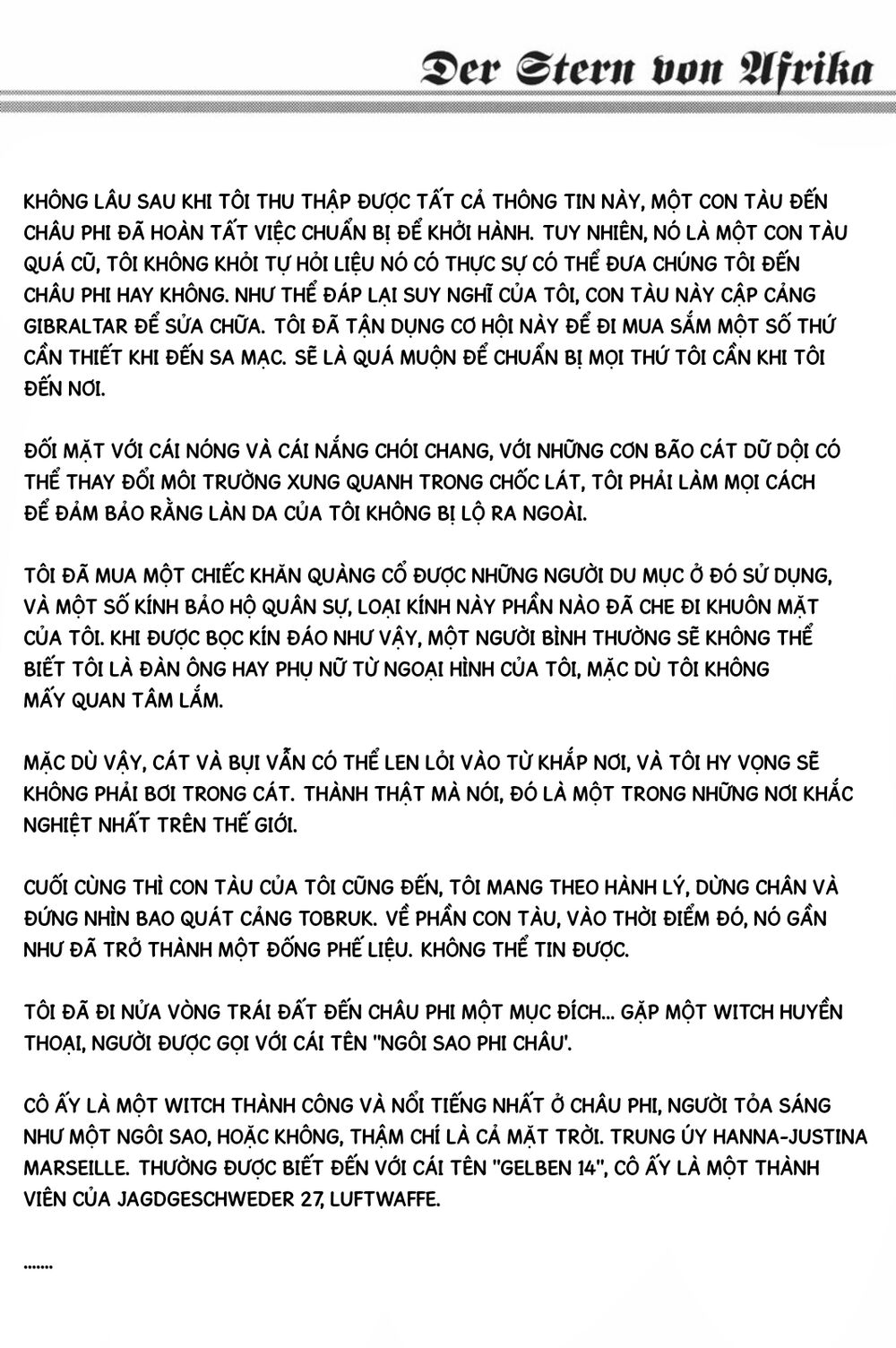 World Witches: Africa No Majo Series (Canon) Chapter 0 - 21