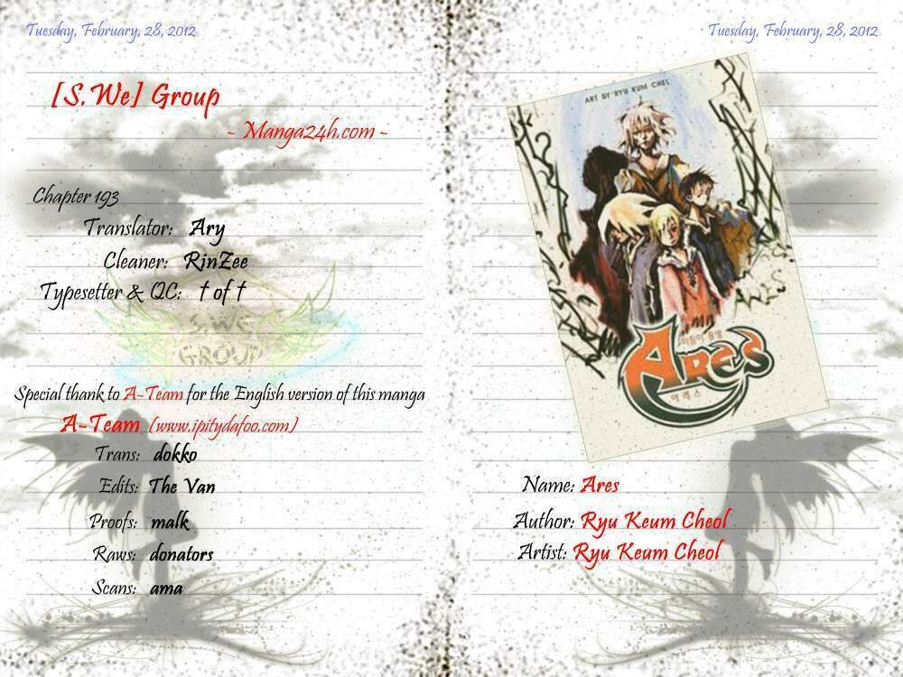 Ares - Kiếm Sĩ Lang Thang Chapter 193 - 1