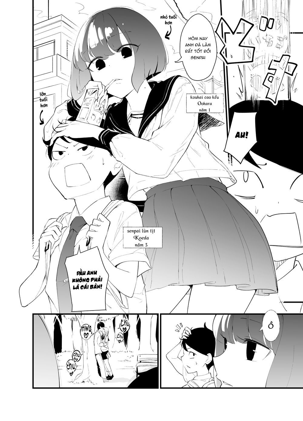 Koushinchou No Kouhai () To Teishinchou No Senpai () Ga Renai Ni Hatten Suru Made Chapter 3 - 2